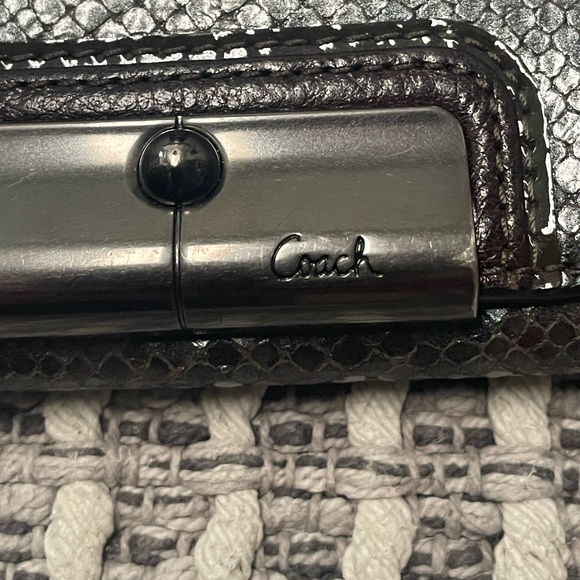 Coach Python Wallet Brown/Black - Picture 3 of 7